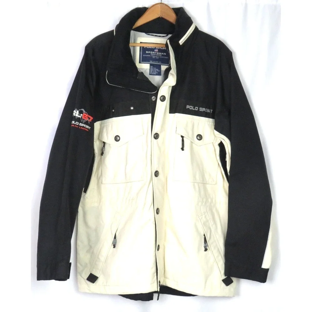 Ralph Lauren POLO SPORT Sportsman RL-67 Canvas Heavy Hiking Jacket Men's Medium‎